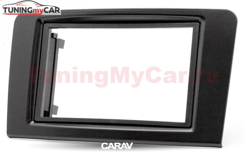 Переходная рамка для установки автомагнитолы CARAV 11-087: 2 DIN / 173 x 98 mm / 178 x 102 mm / MERCEDES-BENZ M-klasse (W164) 2005-2011; GL-Klasse (X164) 2006-2012