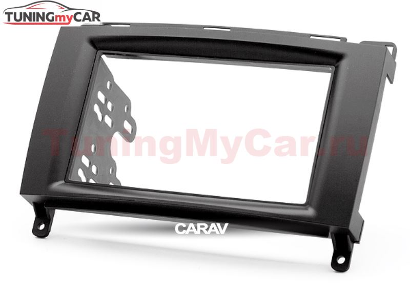 Переходная рамка для установки автомагнитолы CARAV 11-133: 2 DIN / 173 x 98 mm / 178 x 102 mm / MERCEDES-BENZ A-klasse (W169) 2004-2012, В-klasse (W245) 2005-2011, Vito 2006+, Viano 2006+