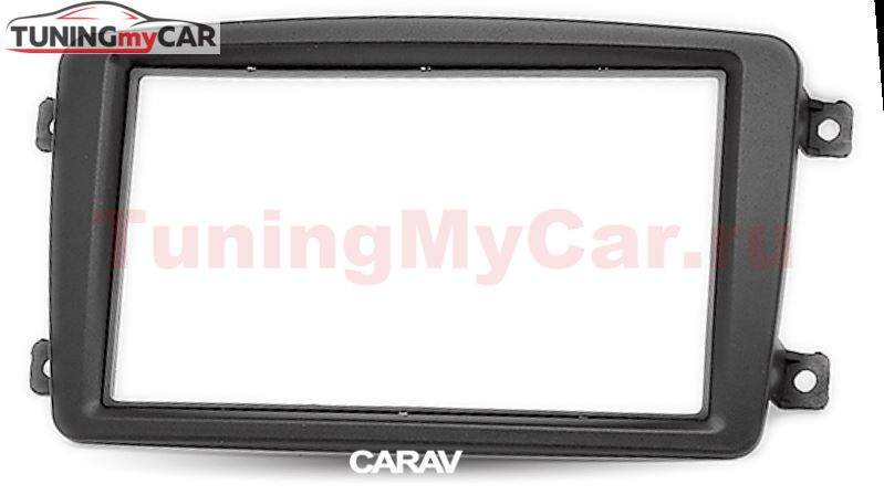 Переходная рамка для установки автомагнитолы CARAV 11-459: 2 DIN / 173 x 98 mm / 178 x 102 mm / MERCEDES-BENZ C-klasse (W203) 2000-2004; CLK-klasse (W209) 2002-2006; G-klasse (W463) 1998-2006; Viano (W639) 2003-2006; Vito (W639) 2003-2006