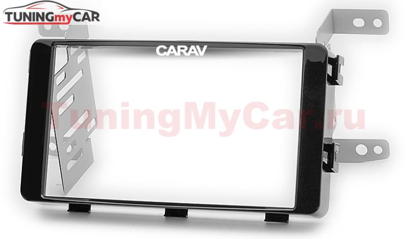 Переходная рамка для установки автомагнитолы CARAV 11-637: 2 DIN / 173 x 98 mm / MITSUBISHI L200, Pajero Sport, Triton 2015+