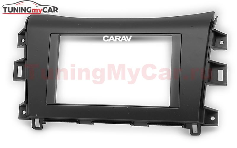 Переходная рамка для установки автомагнитолы CARAV 11-566: 2 DIN / 173 x 98 mm / NISSAN NP300, Navara 2014-2016 / RENAULT Alaskan 2016+