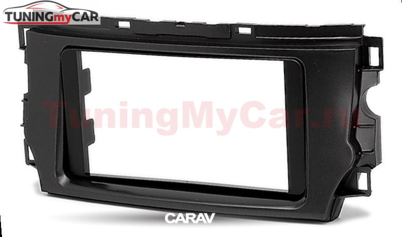 Переходная рамка для установки автомагнитолы CARAV 11-204: 2 DIN / 173 x 98 mm / TOYOTA Rush 2006-2016 / DAIHATSU Be-Go, Terios 2006-2016 / PERODUA Nautica 2008-2010