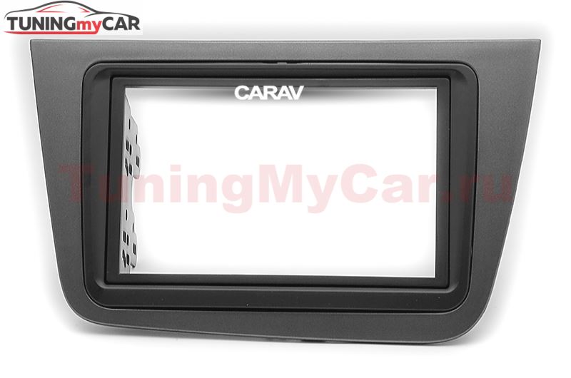 Переходная рамка для установки автомагнитолы CARAV 11-582: 2 DIN / 173 x 98 mm / 178 x 102 mm / SEAT Altea 2004-2015, Toledo 2004-2009