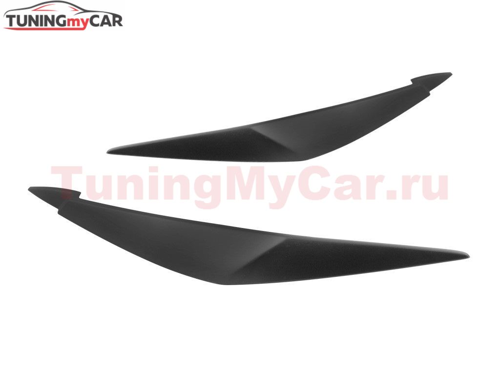 РЕСНИЧКИ НА ФАРЫ VAR №1 BMW X6 E71 (2008-2014) (ДЛЯ СТАНДАРТНЫХ ФАР, НЕ ПОДХОДЯТ НА LED ОПТИКУ)