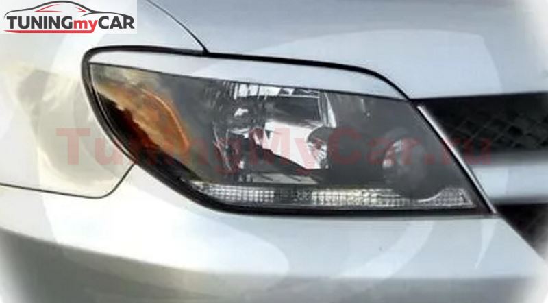 Реснички на фары для Mitsubishi Outlander 2003-2006
