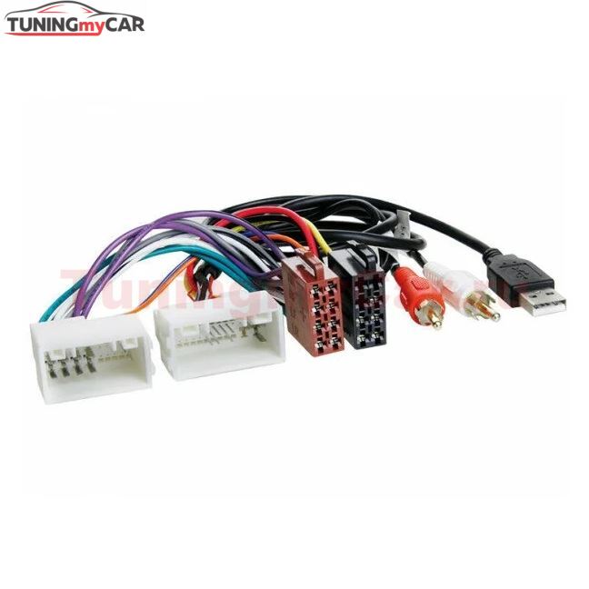 INTRO ISO HY-03A ISO переходник для Hyundai, Kia (USB+AUX)