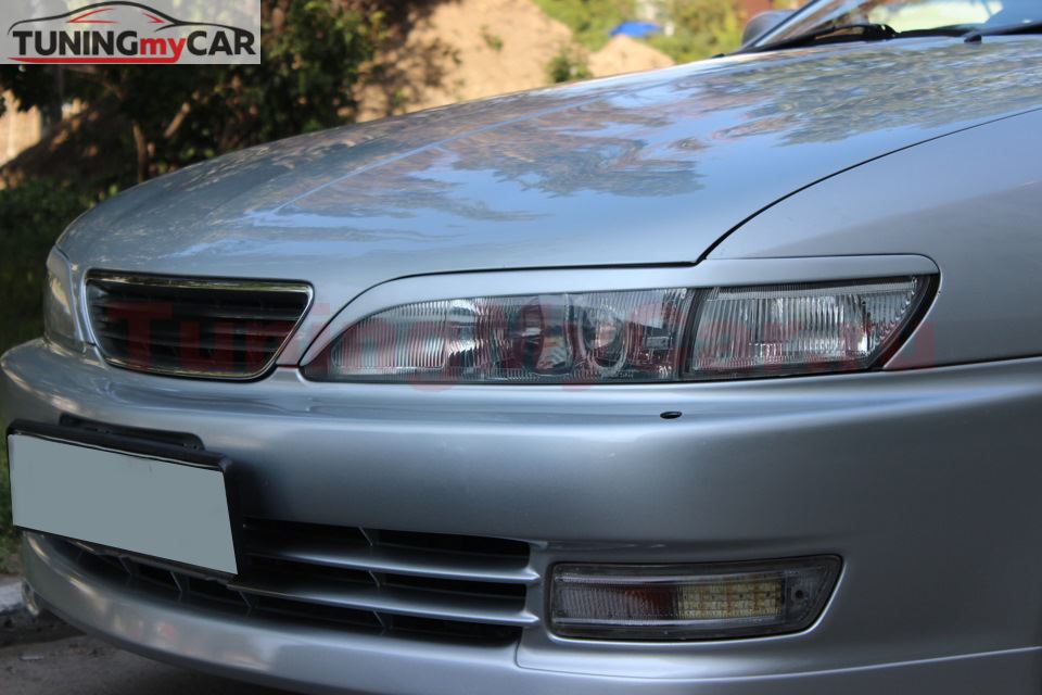 Реснички на фары для Toyota Carina ED ST 202 длинные Р10 B4-2