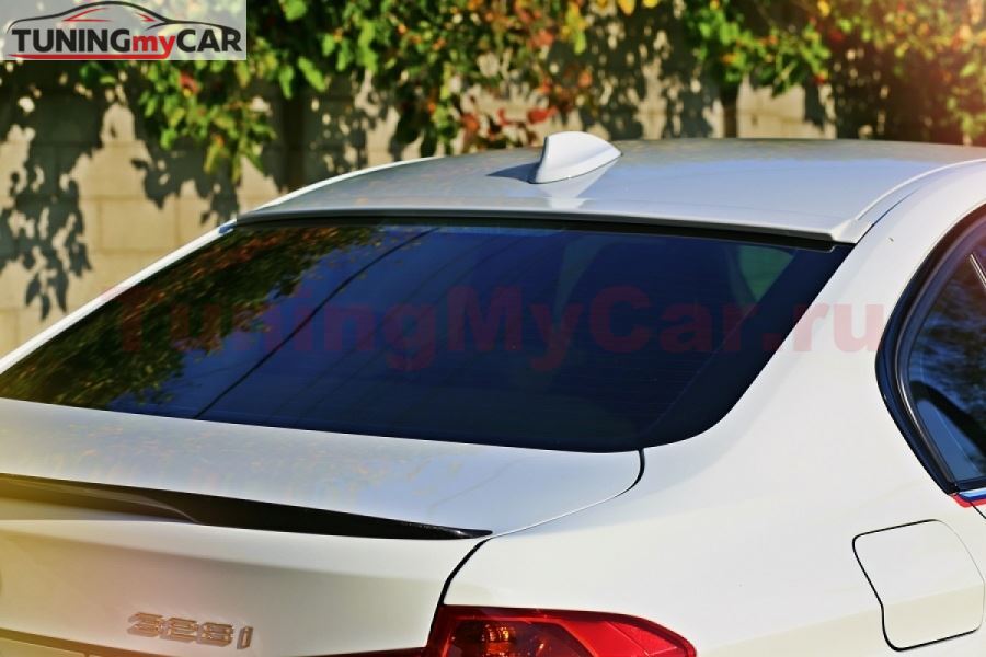 Козырек заднего стекла BMW 3-series (F30) черный матовый