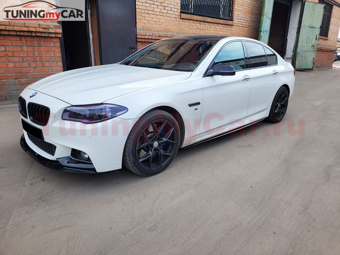 Накладки на пороги BMW 5-series (F10) 2010-213