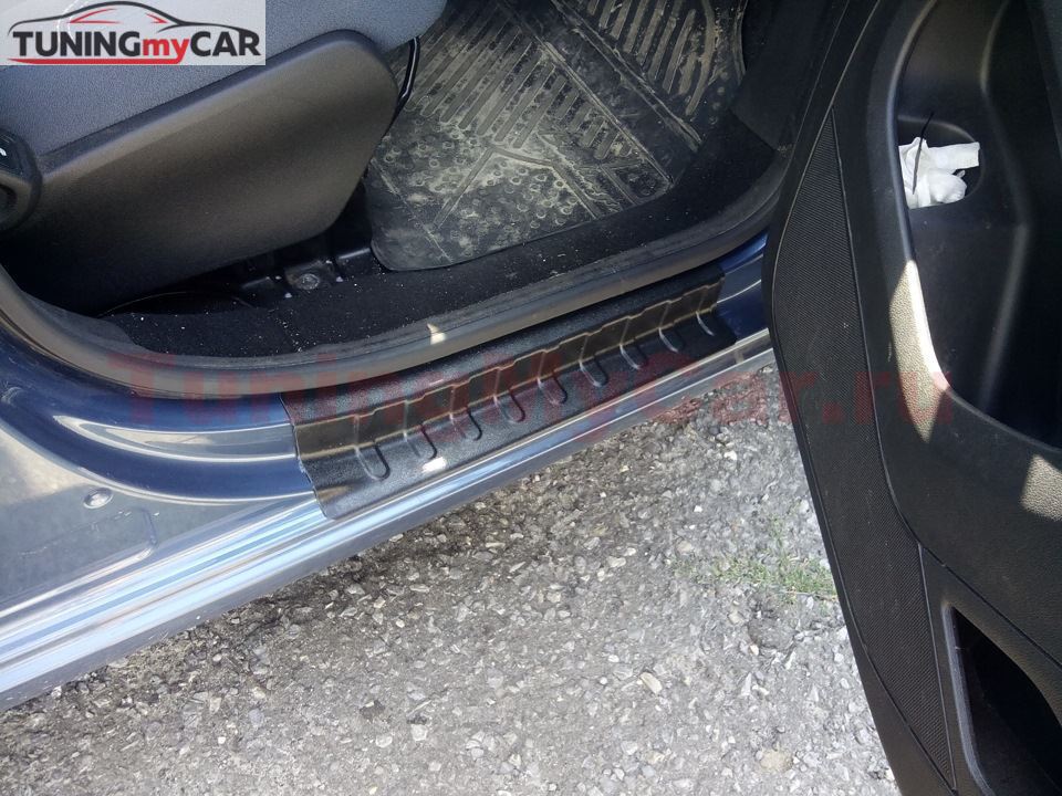 Накладки на внутренние пороги дверей для Citroen Berlingo (B9) 2008-2012, , Citroen Berlingo (B9) 2012-, Peugeot Partner 2007-