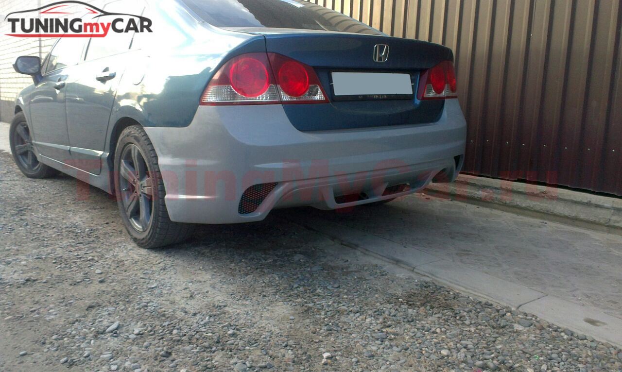 Бампер задний для Honda Civic 4d INGS Extreem
