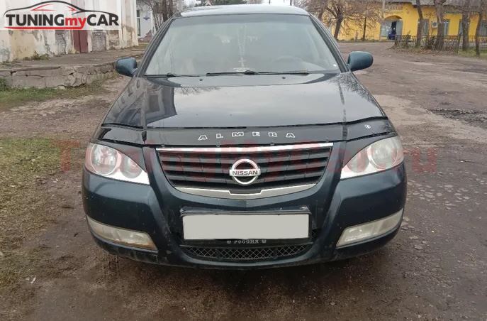 Реснички на фары для Nissan Almera Classic 2007-2012