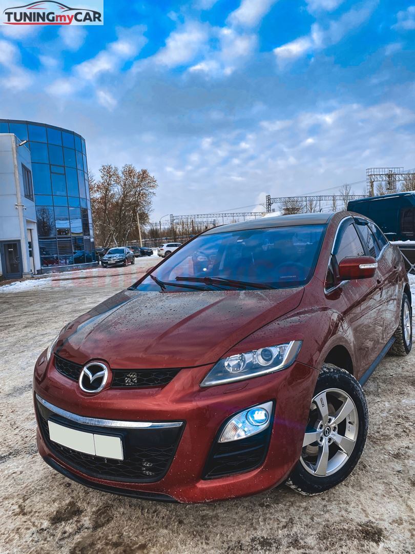Реснички на фары MAZDA CX-7 2006-2012г