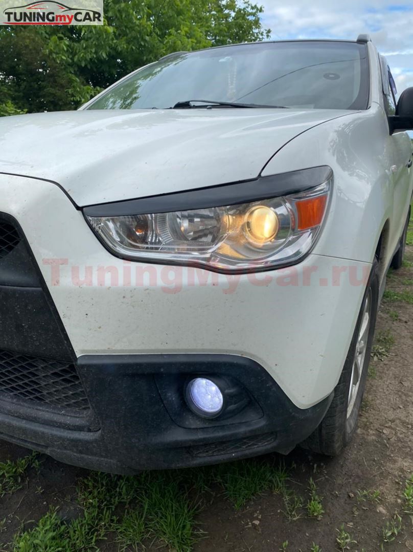 Реснички на фары MITSUBISHI ASX 2010-2016г