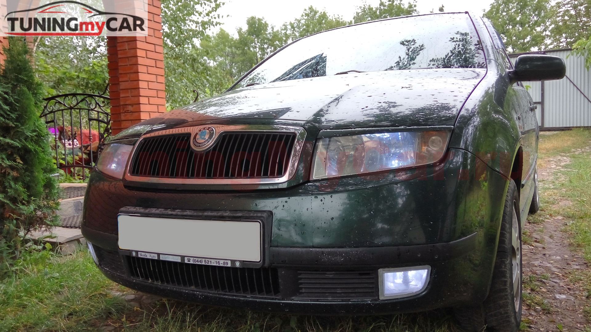 Реснички на фары SKODA FABIA MK1