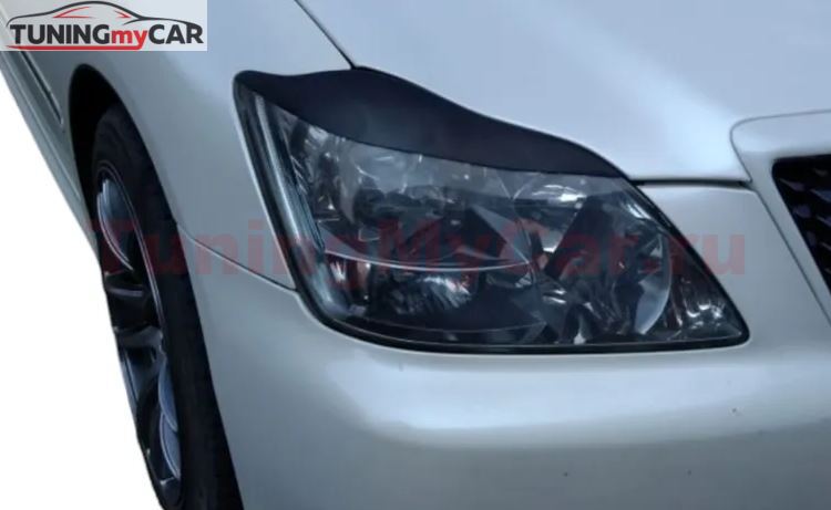Реснички на фары для Toyota Crown GRS180