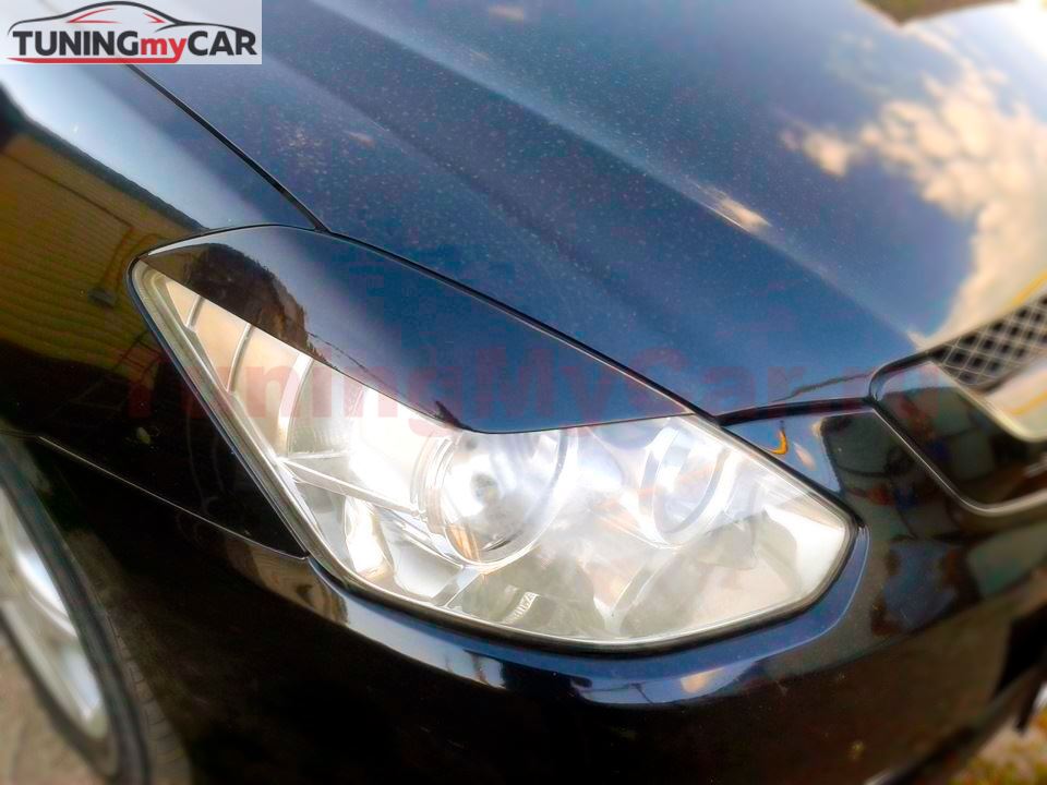 Реснички на фары для Toyota Caldina ZZT241 простая оптика 2002-2004