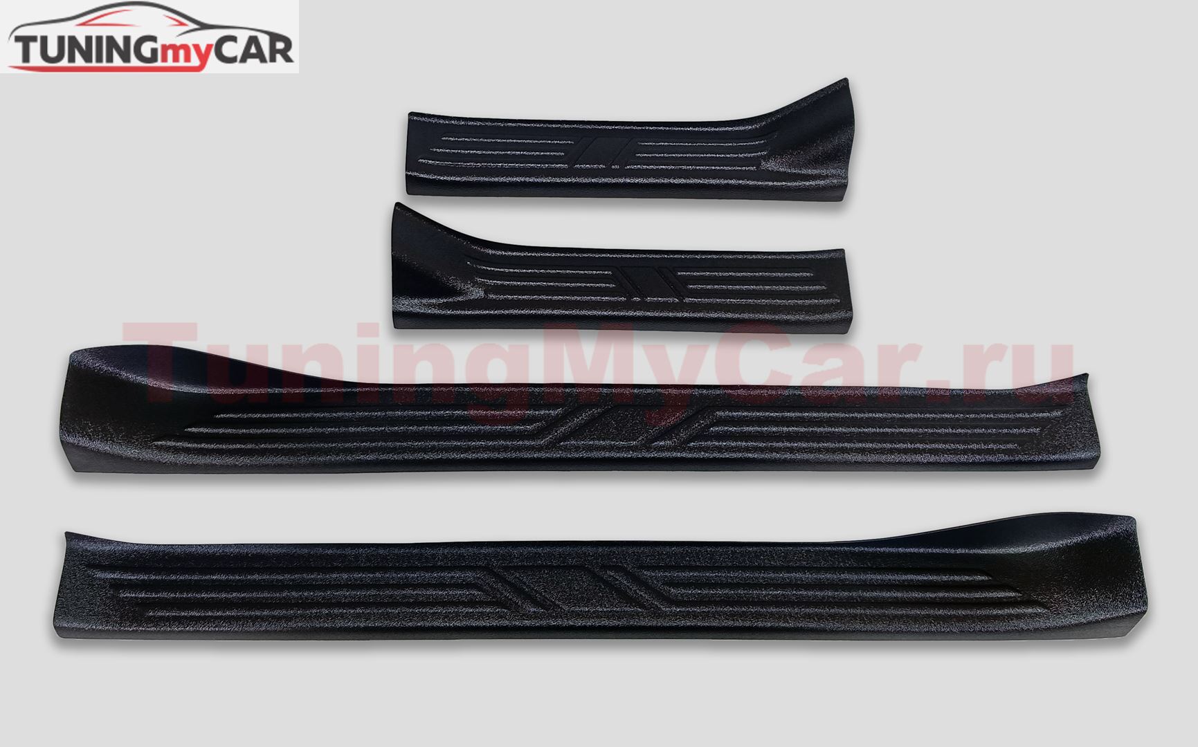 Накладки на пороги дверей (со скотчем) Nissan Almera Classic 2007-2012, (N16) 2003-2006 C3-6
