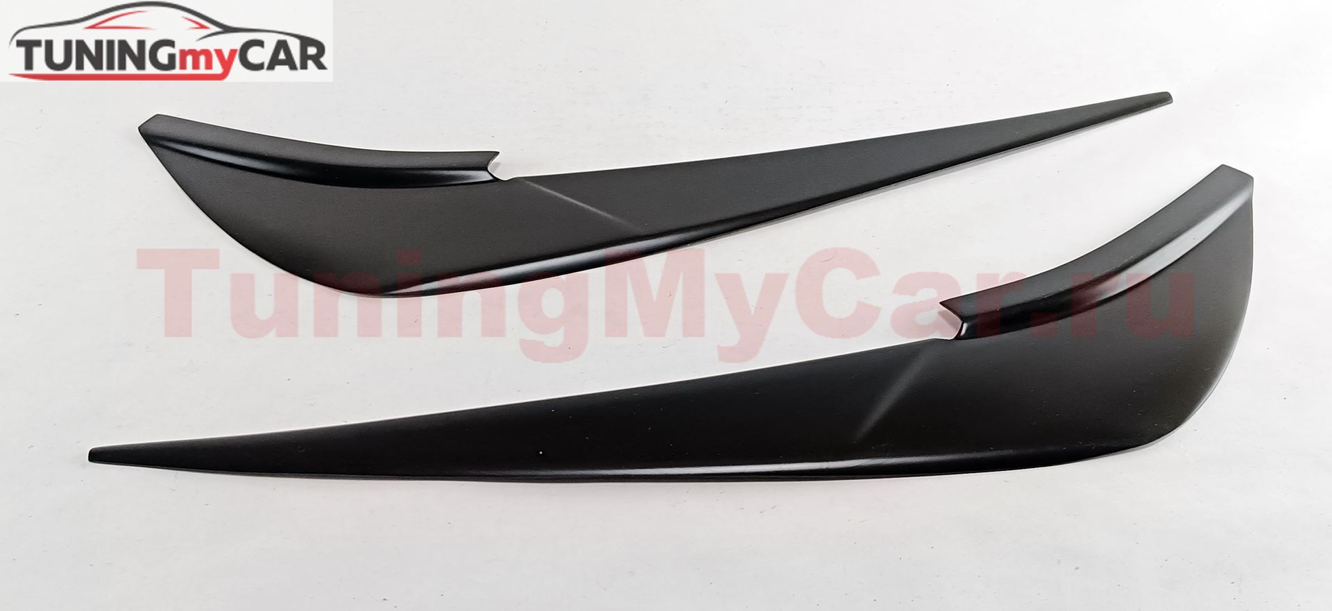 Реснички на фары для TOYOTA HIGHLANDER 2010-2013 рестайлинг B4-9