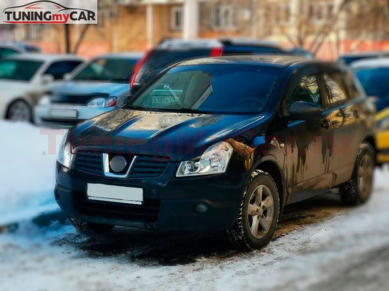 Реснички на фары NISSAN QASHQAI 2007-2010г