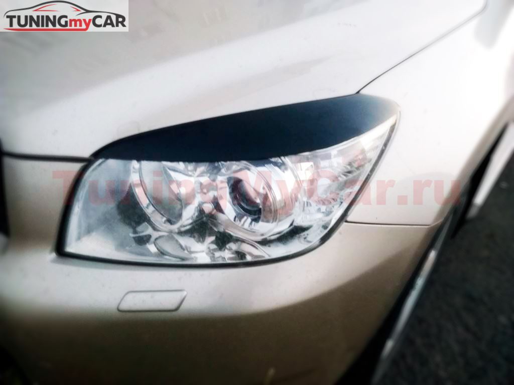 Реснички на фары для TOYOTA RAV4 2005-2010 XA30 ШИРОКИЕ