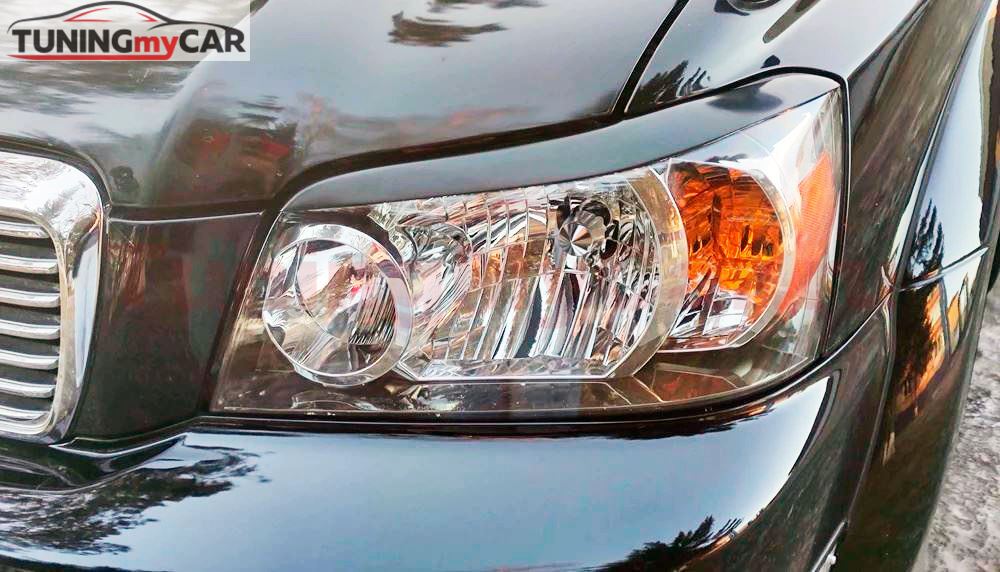 Реснички на фары для TOYOTA KLUGER V ACU20W