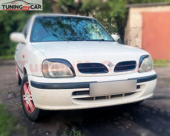 Реснички на фары NISSAN MARCH, MICRA 1998-2002г H3-12