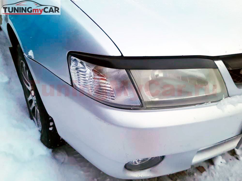 Реснички на фары для NISSAN WINGROAD Y11 1999-2001