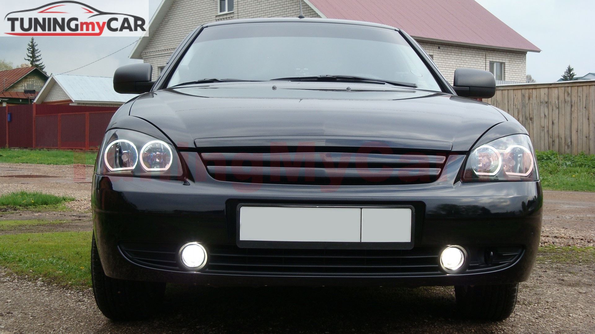 Решетка радиатора 2 полосы для LADA (ВАЗ) Priora 2170 2007-2018