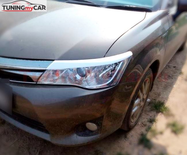 Реснички на фары для Toyota Corolla Fielder 2012-2015 г.в.