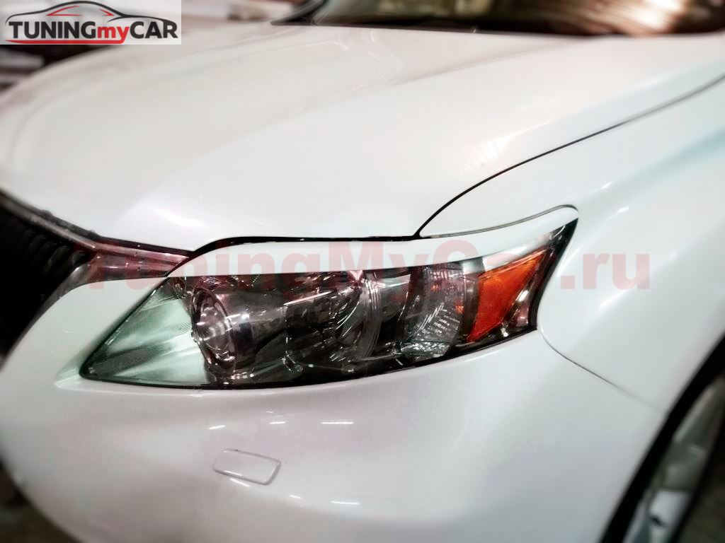 Реснички на фары для LEXUS RX450h 2009- P4-2>