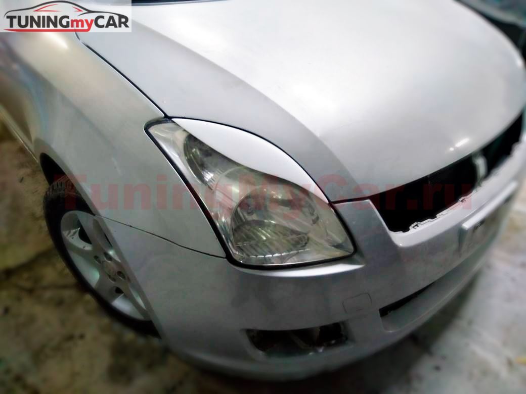 Реснички на фары Suzuki Swift 2003-2010