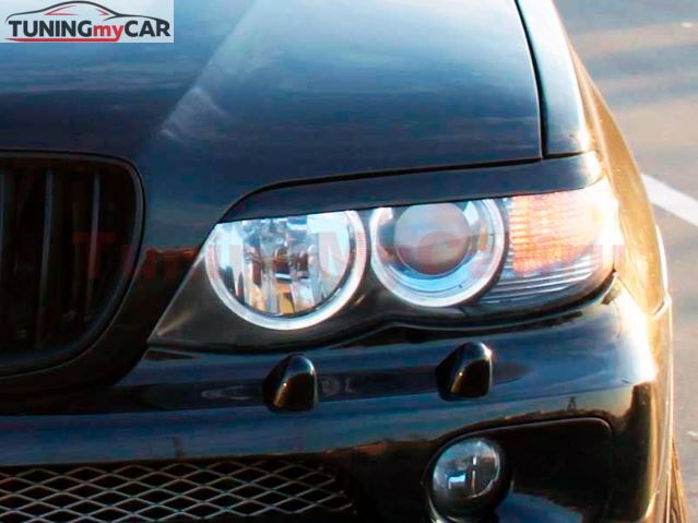 Реснички на фары для BMW X5 E53 2003 - 2006