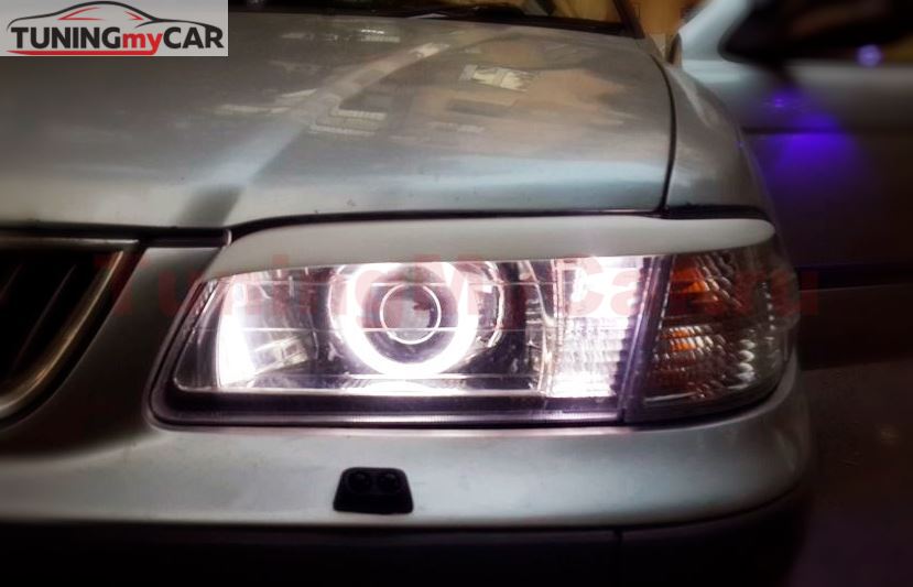 Реснички на фары для Nissan Sunny B15 1998-2004