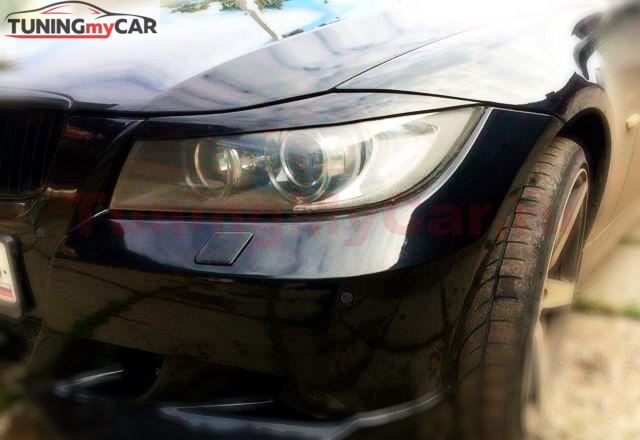 Реснички на фары для BMW 3 E90 2005-2011