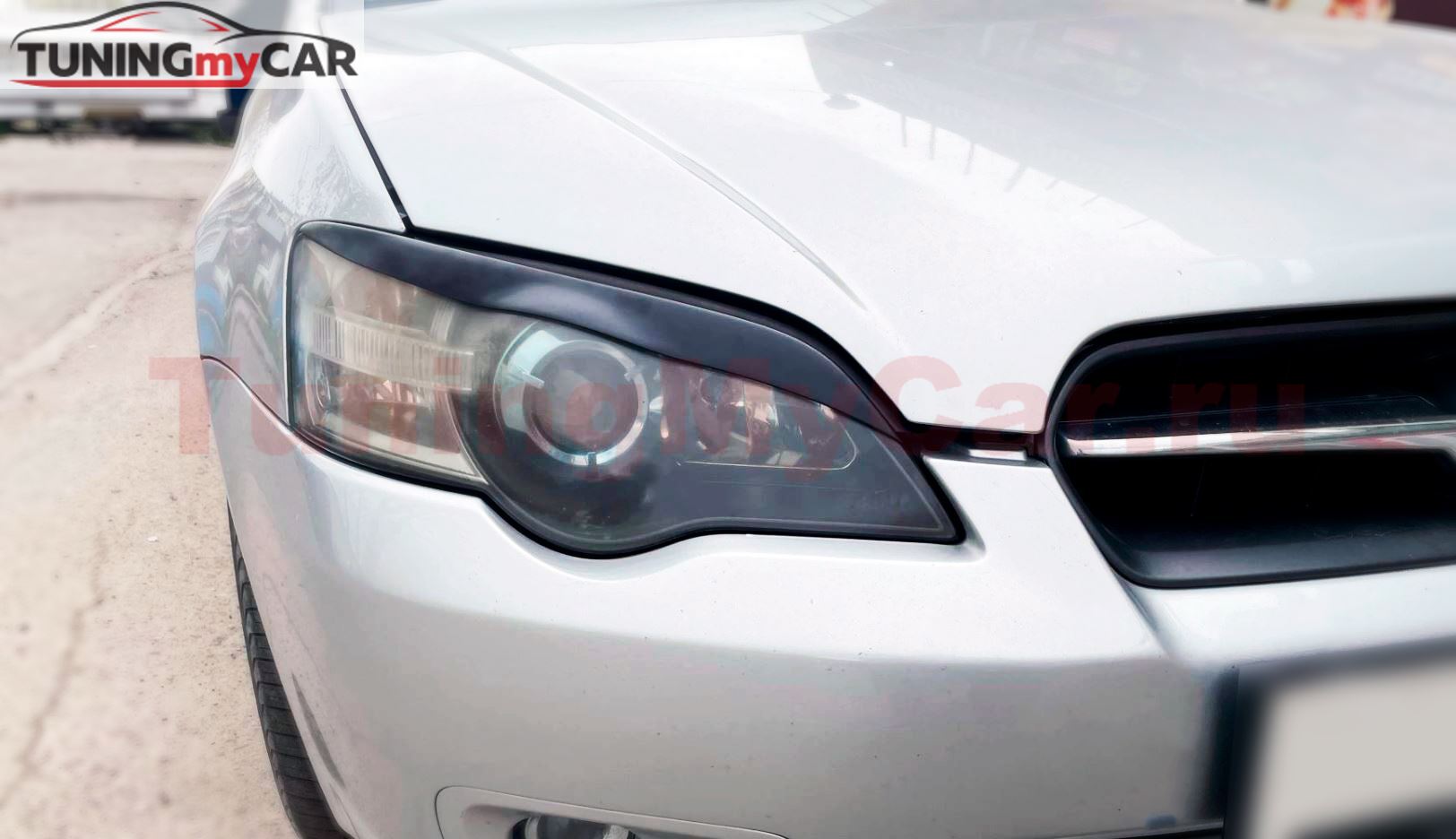 Реснички на фары для Subaru Legacy BL 2003-2006