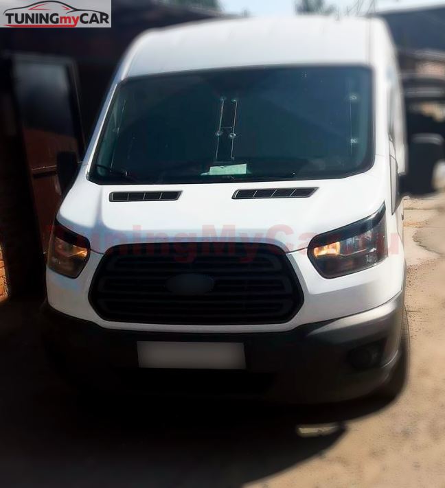 Накладки на фары (реснички) для Ford Transit 2014-