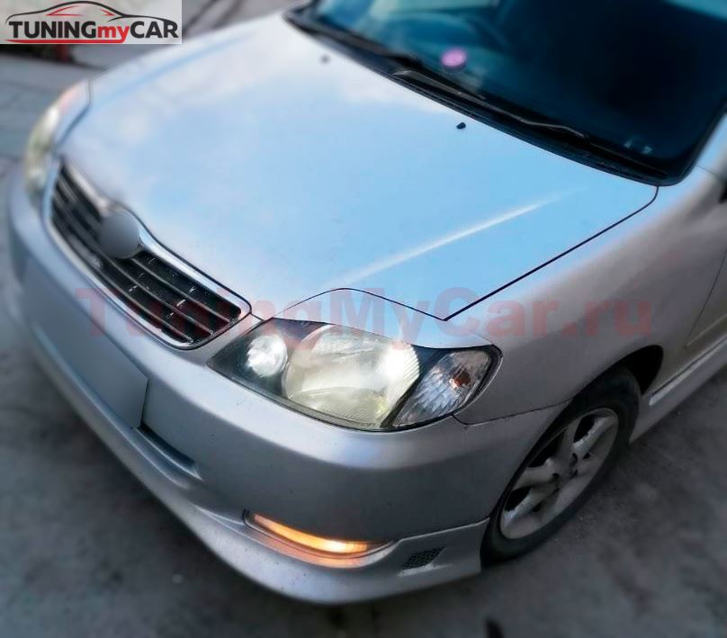 Реснички на фары для Toyota Corolla NZE 121 2000-2005 (седан)