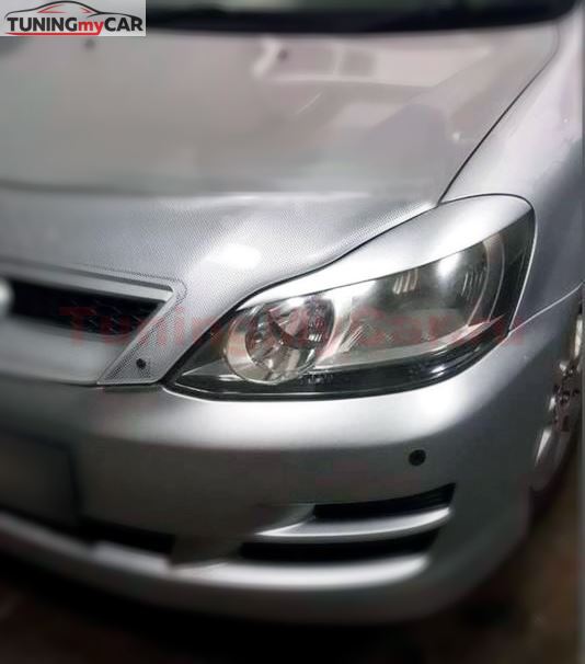 Реснички на фары для Toyota Ipsum 2003-2009 ACM 20 рестайлинг