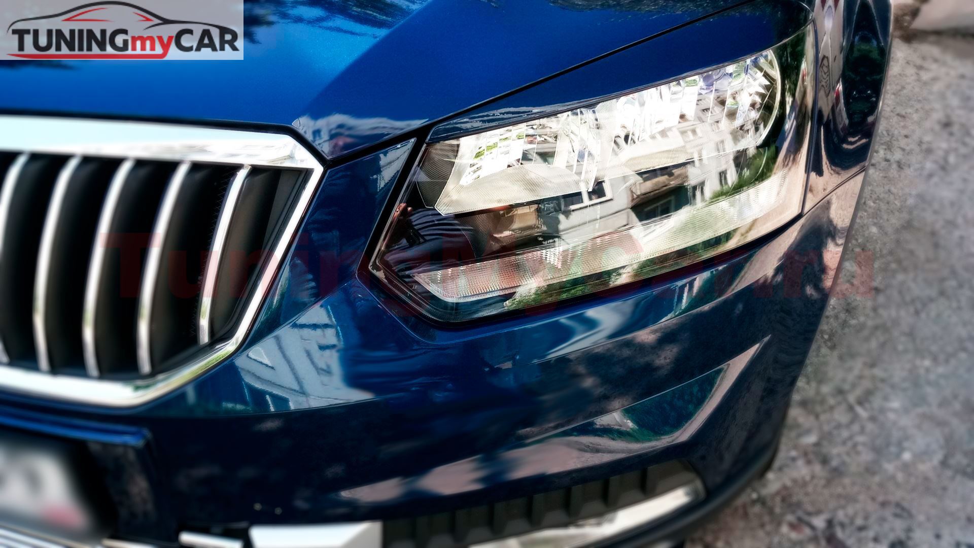 Реснички на фары SKODA YETI 2013-2018г