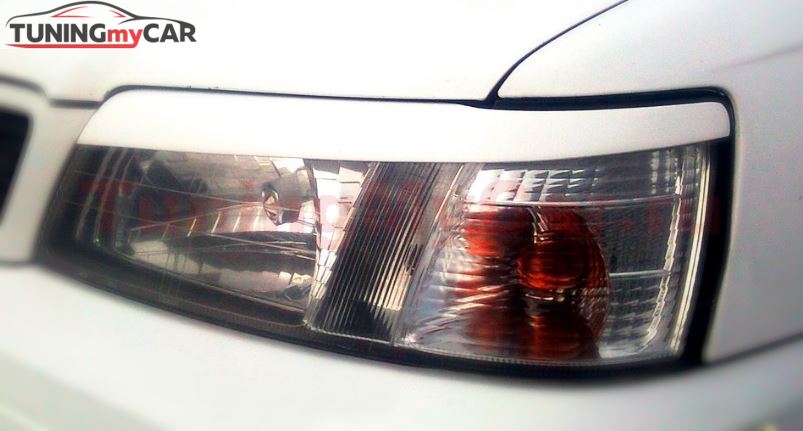 Реснички на фары для Nissan Bluebird Q14 B4-7>
