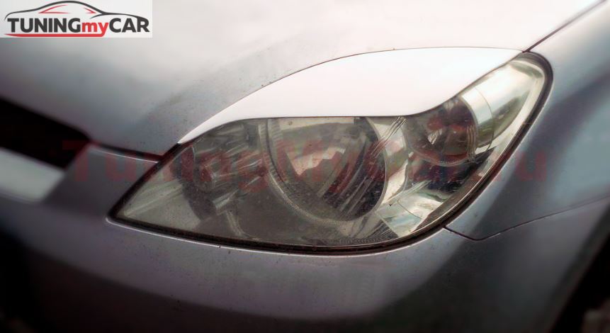 Реснички на фары для Mazda Demio DY3W 2005-2007