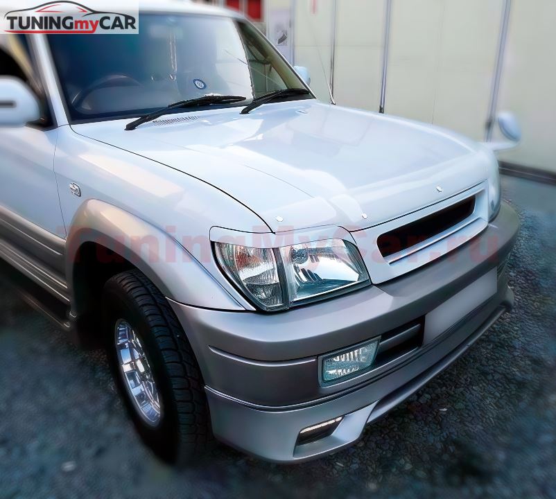 Реснички на фары для Toyota Land Cruiser Prado J90