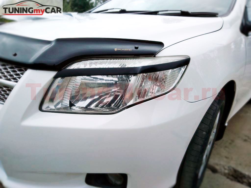 Реснички на фары для Toyota Corolla Fielder NZE141 средние Р10