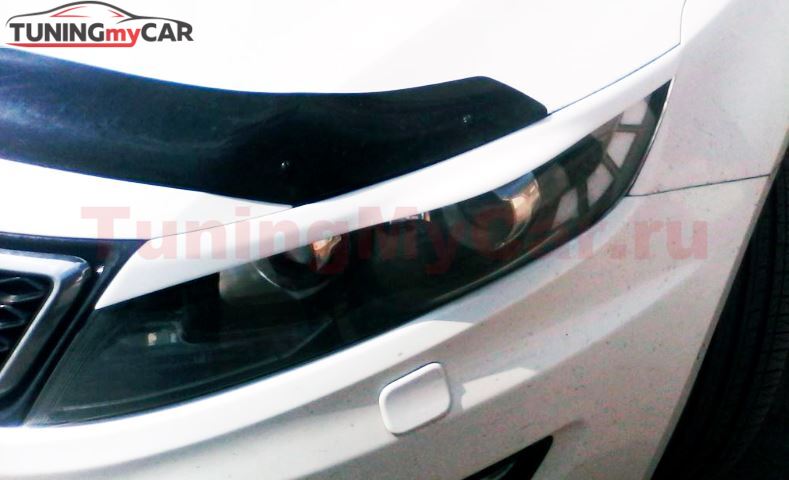 Реснички на фары для KIA OPTIMA TF 2010-