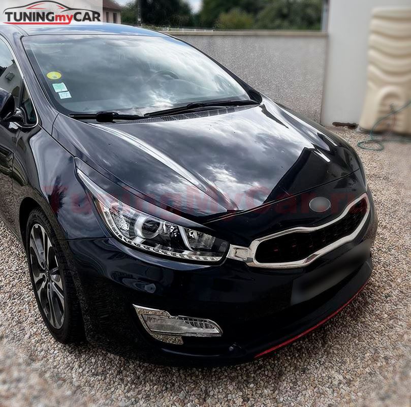 Реснички на фары KIA CEE"D 2012-2018г