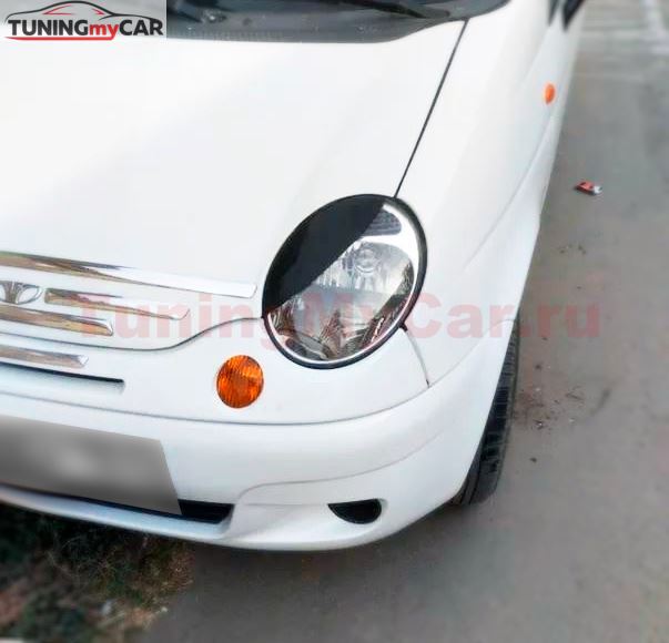 Реснички на фары для Daewoo Matiz 2000-2015