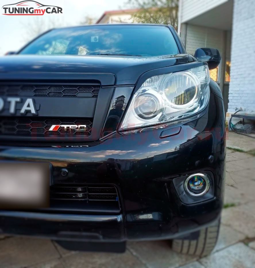 Реснички на фары для Toyota LC Prado 150 2009-2013