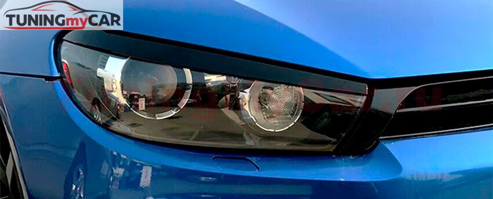Реснички на фары VOLKSWAGEN SCIROCCO 2009-2015г