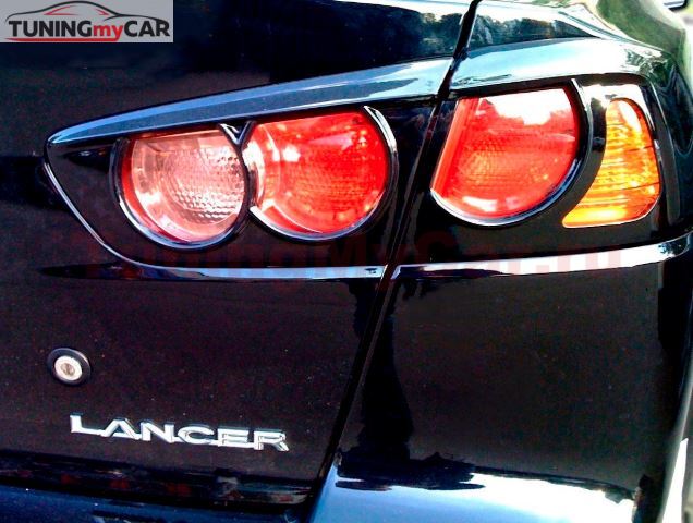 Накладки на задние фонари Mitsubishi Lancer 10 (седан) 2007-2017